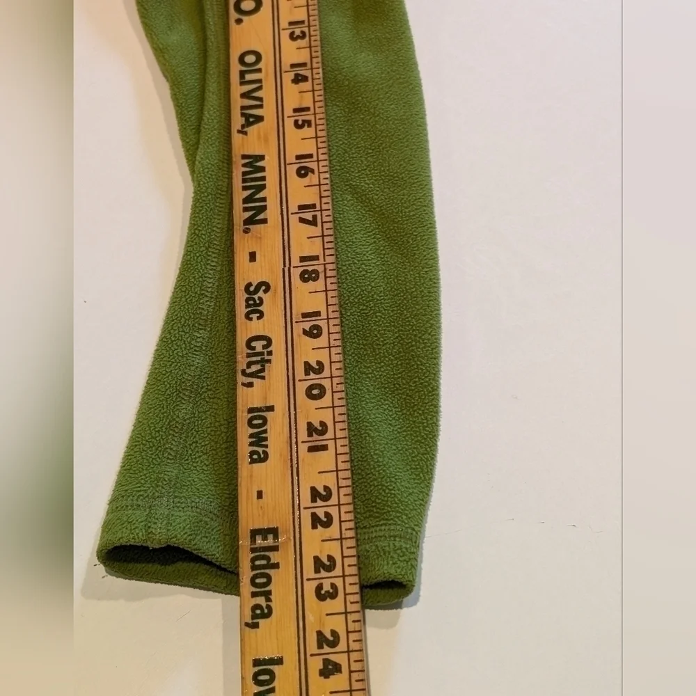 The North Face Women's Polartec 1/4 Zip Fleece Pullover Size Medium Green - Picture 11 of 11